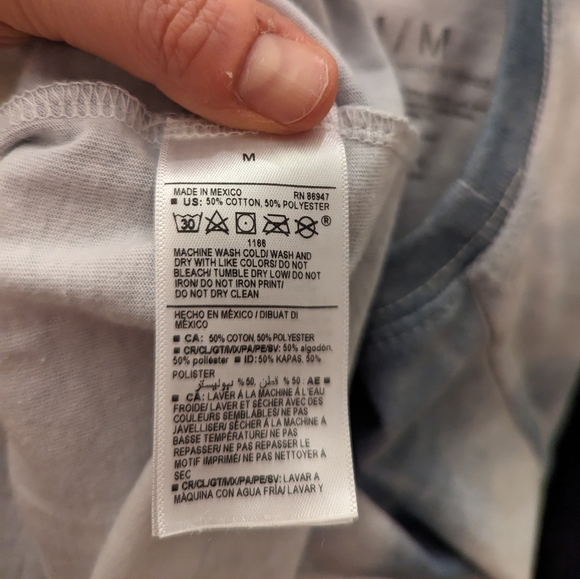 David Bowie Crop Top Tie Dye - Picture 8 of 8